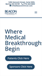 Mobile Screenshot of beaconclinical.com